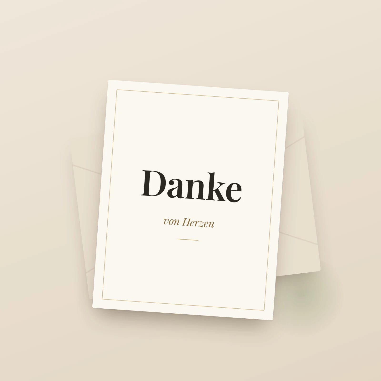 Karte „Danke“ — Bild 1